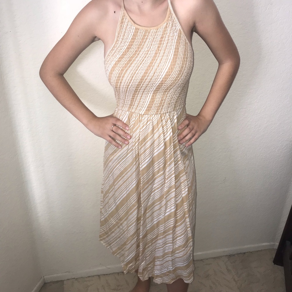 O’Neil Yellow Summer Midi Dress